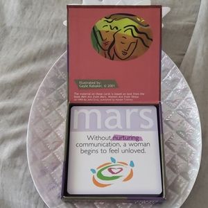 Mars/Venus 50 Card Deck with Box.